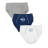 Jacky - Slip CHAMPIONS 3er-Pack in blau/weiß/grau, Gr.86/92