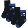 zoolaboo - Socken TRAKTOR TOBI 4er-Pack in dunkelblau, Gr.19-22