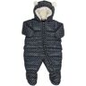 Petit Bateau - Stepp-Overall LECHALET mit Ohren in dunkelblau, Gr.80/86