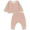 Petit Bateau - Strickjacke BEBE 2-teilig gestreift in avalanche, Gr.74