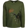 Tom Joule® - Sweatshirt RAYMOND DINO – GLOW IN THE DARK in khaki, Gr.98