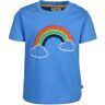 frugi - T-Shirt AVERY - RAINBOW in blau, Gr.62/68