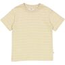 Wheat - T-Shirt FABIAN STRIPE in grau/beige, Gr.98