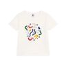 Petit Bateau - T-Shirt MIKADO in marshmallow, Gr.134/140