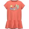 name it - T-Shirt NMFVIANE TUNIC - SUNNY in coral, Gr.104