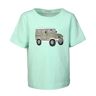 tausendkind collection - T-Shirt OFF ROAD CAR in mint solid (Größe: 104/110)