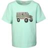 tausendkind collection - T-Shirt OFF ROAD CAR in mint solid (Größe: 128/134)