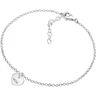 Elli Armband MUM-SCHRIFTZUG – HERZ 925er Silber