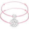 Elli Armband-Set LEBENSBLUME für Mutter und Kind 925er Sterling Silber in rosa