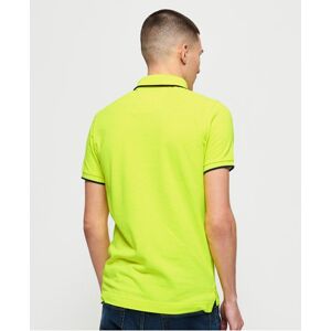 Superdry Men's Klassisches Hyper Polohemd aus Pikee Gelb - Größe: L Gelb male L