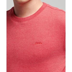 Superdry Men's Vintage Logo Rundhals-Sweatshirt aus Bio-Baumwolle Rot - Größe: Xxs Rot male XXS