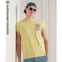 Superdry LA Beach Surf T-Shirt aus Bio-Baumwolle XS gelb