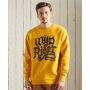 Superdry Rockiges Boho Sweatshirt mit Rundhalsausschnitt XXXL gelb