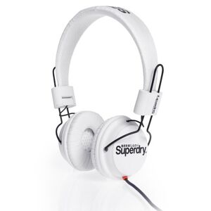 Superdry Unisex Technical Kopfhörer Weiß - Größe: 1Größe Weiß Unisex 1SIZE