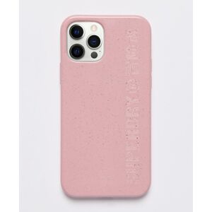 Superdry Men's Handyhülle mit Druckknopfverschluss für das Iphone 12/12 Pro Pink - Größe: 1Größe Pink male 1SIZE
