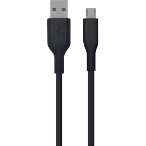 Veripart USB-A auf Micro-USB-Kabel 1 m Kunststoff Schwarz