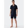 SCHIESSER Pyjama kurz Interlock dunkelblau - Fine Interlock 54 male