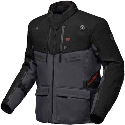 Modeka Atlaz Motorradjacke dunkelgrau schwarz Gr. M Modeka Atlaz Motorradjacke dunkelgrau schwarz Gr. M