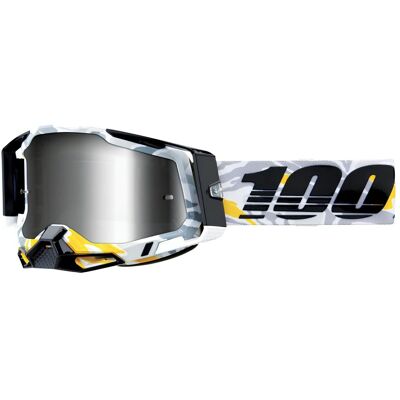 100% Racecraft 2 Extra Crossbrille Korb Gläser silber verspiegelt 100% Racecraft 2 Extra Crossbrille Korb Gläser silber verspiegelt