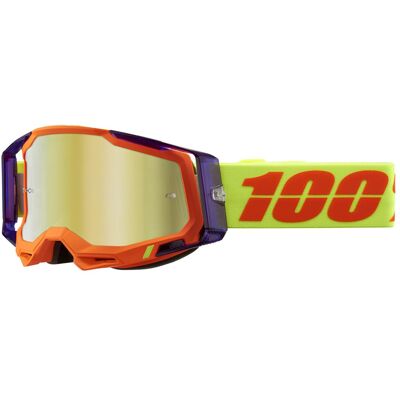 100% Racecraft 2 Extra Crossbrille Panam Gläser gold verspiegelt 100% Racecraft 2 Extra Crossbrille Panam Gläser gold verspiegelt