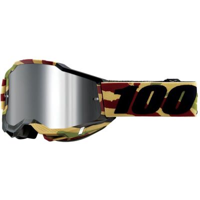 100% Accuri 2 Extra MTB Moto Brille Mission Gläser silber verspiegelt 100% Accuri 2 Extra MTB Moto Brille Mission Gläser silber verspiegelt