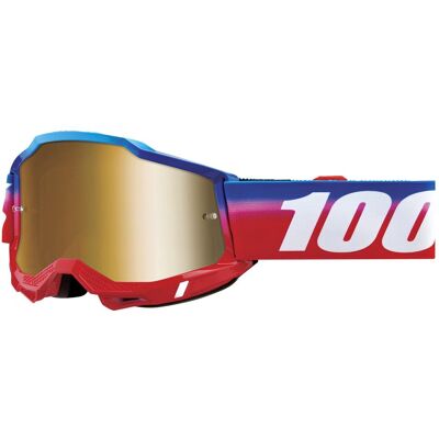 100% Accuri 2 Extra MTB Moto Brille Unity Gläser gold verspiegelt 100% Accuri 2 Extra MTB Moto Brille Unity Gläser gold verspiegelt