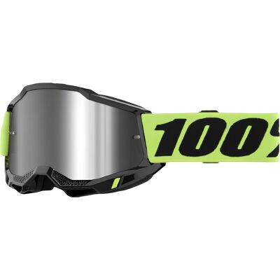 100% Accuri 2 Gelb Fluo Brille - Silber Spiegeltön 100% Accuri 2 Gelb Fluo Brille - Silber Spiegeltön