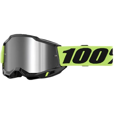100% Accuri 2 Gelb Fluo Brille - Silber Spiegeltön 100% Accuri 2 Gelb Fluo Brille - Silber Spiegeltön