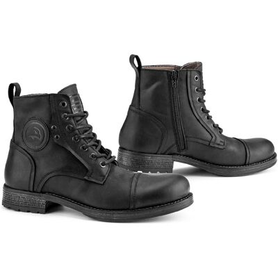 Falco Kaspar Motorradstiefel - Unisex, Schwarz, Größe 44 Falco Kaspar Motorradstiefel - Unisex, Schwarz, Größe 44
