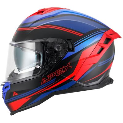Apex FI200 Integralhelm Paris blau rot matt Gr. XL 61/62 Apex FI200 Integralhelm Paris blau rot matt Gr. XL 61/62