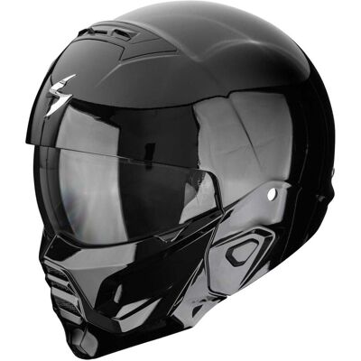 Scorpion EXO-Combat II Solid schwarz glänzend Gr. L 58/59 Scorpion EXO-Combat II Solid schwarz glänzend Gr. L 58/59
