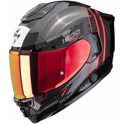 Scorpion EXO-1500 Carbon Air Zity schwarz rot Gr. M 57/58 Scorpion EXO-1500 Carbon Air Zity schwarz rot Gr. M 57/58