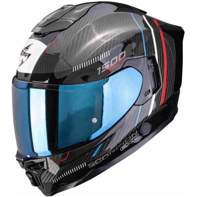 Scorpion EXO-1500 Carbon Air Zity schwarz rot blau Gr. M 57/58 Scorpion EXO-1500 Carbon Air Zity schwarz rot blau Gr. M 57/58