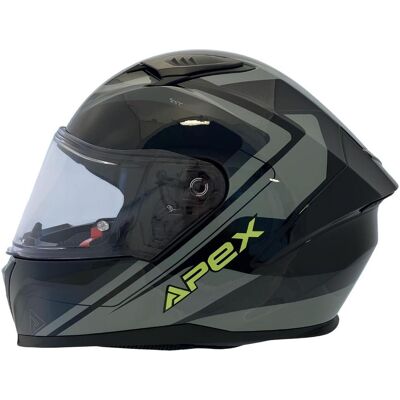 Apex - FI100 - Valencia - Schwarz-Grau-Gelb - Helmet Apex - FI100 - Valencia - Schwarz-Grau-Gelb - Helmet