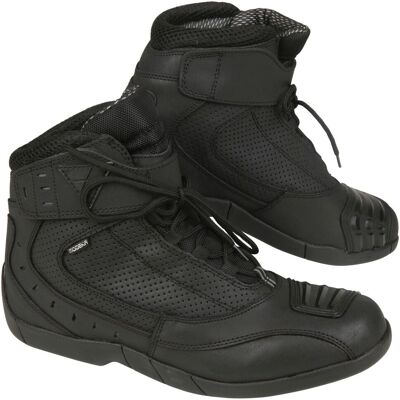 Modeka Black Rider Motorradstiefel - Langlebig, Belüftung, CE-zertifiziert Modeka Black Rider Motorradstiefel - Langlebig, Belüftung, CE-zertifiziert