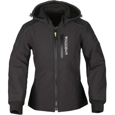 Modeka Clarke Damen Wasserdichte Textiljacke - Schwarz Modeka Clarke Damen Wasserdichte Textiljacke - Schwarz