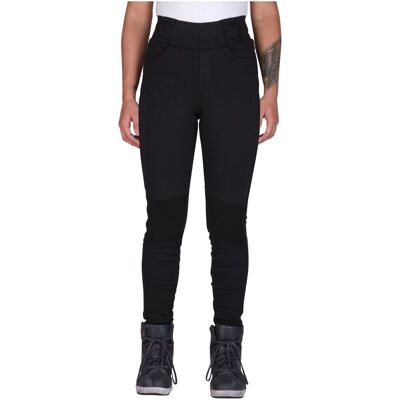 Modeka Deola Damen Motorrad Leggings - Schwarz - Sportlicher Schnitt Modeka Deola Damen Motorrad Leggings - Schwarz - Sportlicher Schnitt