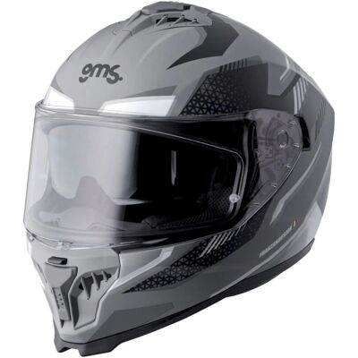 GMS Gelero Integralhelm grau matt Gr. L 59/60 GMS Gelero Integralhelm grau matt Gr. L 59/60