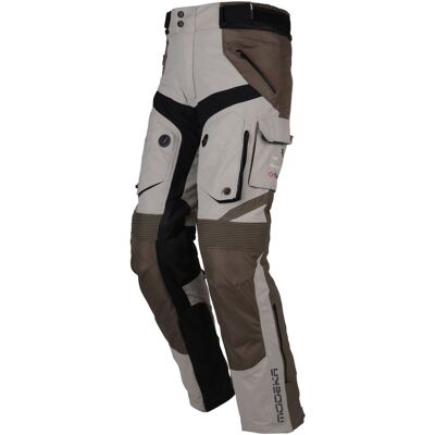 Modeka Panamericana II - Beigefarbene Motorradhose aus Textil - CE AA Schutz Modeka Panamericana II - Beigefarbene Motorradhose aus Textil - CE AA Schutz