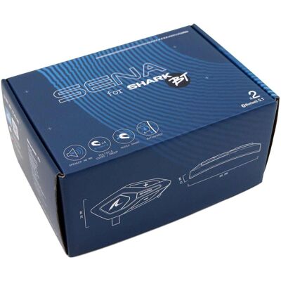Senatooth Headset BLUETOOTH Doppelset für Shark ECE 22.06 Helme Senatooth Headset BLUETOOTH Doppelset für Shark ECE 22.06 Helme