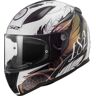 LS2 Integralhelm FF353 Rapid II 2 Boho weiß schwarz pink Gr. S 55/56