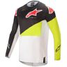 Alpinestars Techstar Jersey Factory Schwarz Gelb Fluo Weiß Gr. M