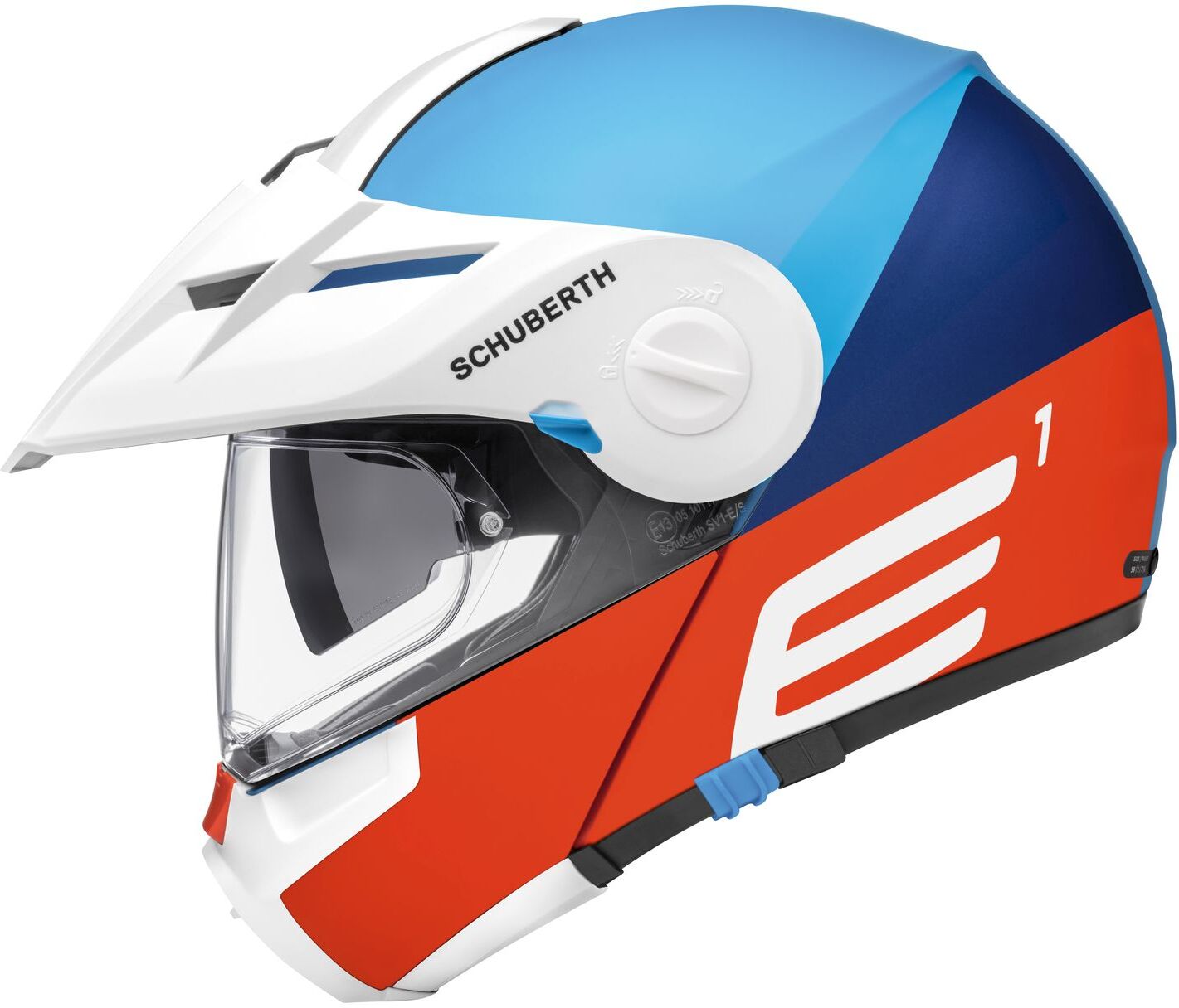 Schuberth Klapphelm E1 Cut Blue Gr. S 54/55