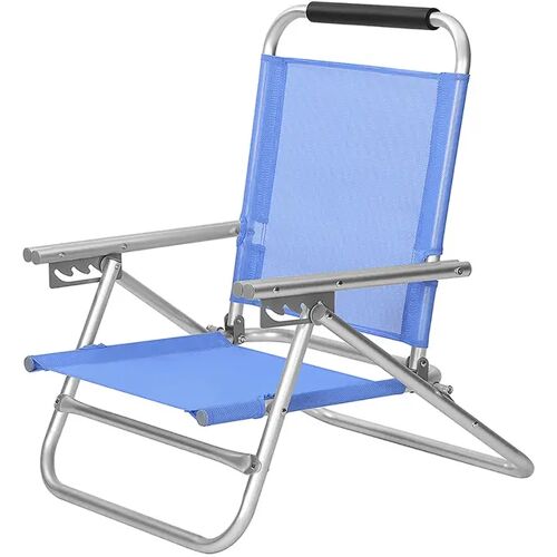 SONGMICS Strandstuhl blau, Blau / 2