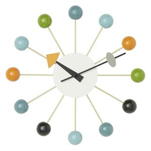 Vitra Ball Clock Wanduhr Mehrfarbig