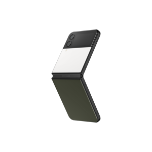 Samsung Galaxy Z Flip4 Bespoke Edition (White Front Color), 256 GB Black/white/khaki