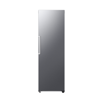 Samsung RR70 Eintür-Kühlgerät, 186 cm, SpaceMax™ mit AI Energy Mode und No Frost+, EEK: D, 387 L Silber Silber Samsung RR70 Eintür-Kühlgerät, 186 cm, SpaceMax™ mit AI Energy Mode und No Frost+, EEK: D, 387 L Silber Silber