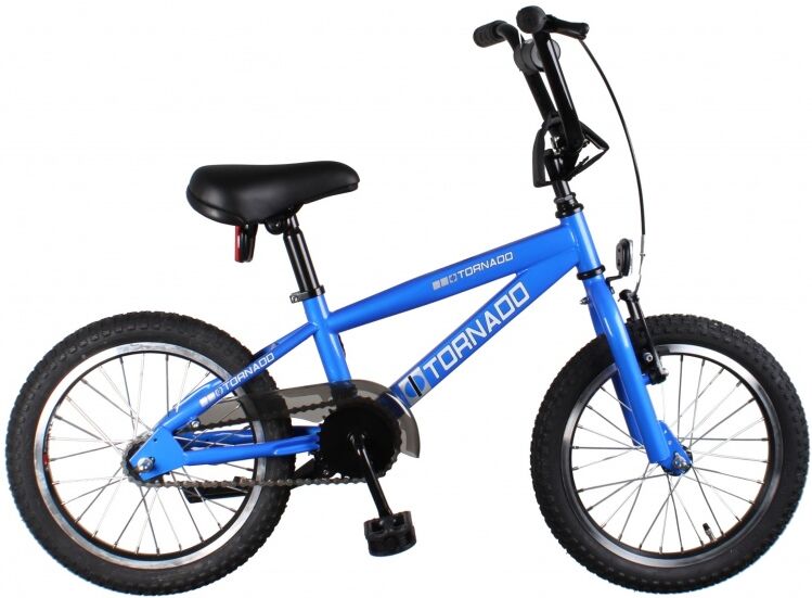 Bike Fun Cross Tornado 16 Zoll 34 cm Junior Rücktrittbremse Blau