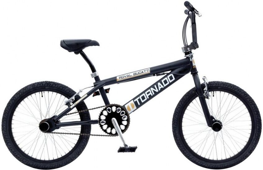 Bike Fun Tornado 20 Zoll 31 cm Unisex Felgenbremse Mattschwarz