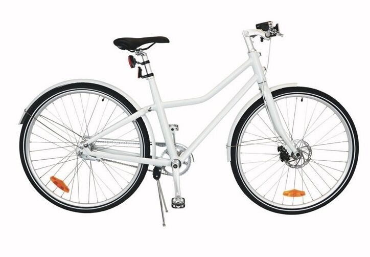 TOM City Bike Deluxe 28 Zoll 48 cm Unisex 2G Rücktrittbremse Weiß